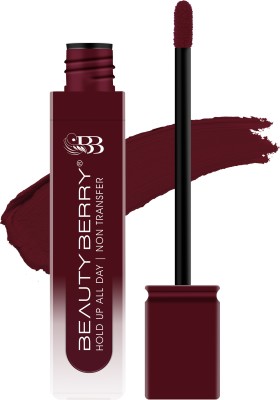 Beauty Berry Hold Up All Day Long Lasting Non Transfer Liquid Lipstick(Captive, 7.5 g)