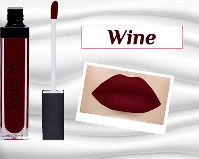 Adore Beauty Liquid Matte Lip Wine Color Long Lasting & Non-Transfer Liquid Lipstick //./(WINE, 6 ml)