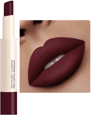 FLORERO New Ultra Pigmented Creamy Matte Lipstick(WINE MEHROON, 7 g)