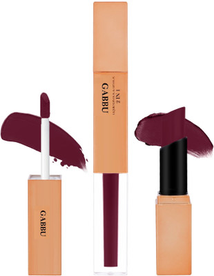 GABBU Professional Color Sensational Liquid Lipstick(WINE MAROON, 7 ml)