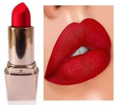 Luipui red matte lipstick pack of 1 best for wonderful lips(red, 6 g)