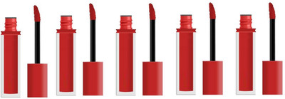 Luipui Premium New Color Matte Lipstick Lightweight, Long-lasting (Sets 5(RED, 35 ml)