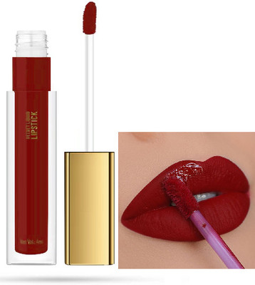 ADJD Velvet Matte,Long-Lasting & Non-Drying Liquid Lipstick Red(Red, 4 ml)