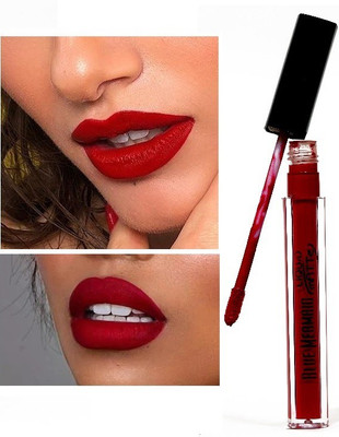 BLUEMERMAID RED COLOR LIQUID LIPSTICK FOR MOISTURIZING LIPS(RED, 6 ml)