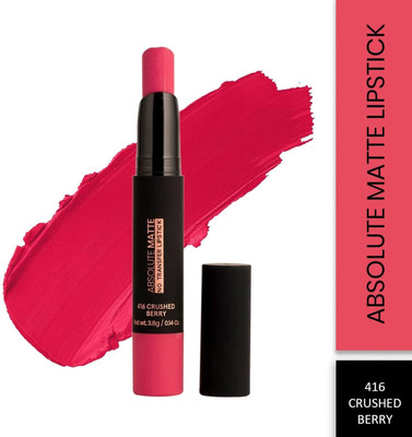 luzimaisa Absolute Matte No Transfer Lipstick Creamy Matte Lipstick,Lasts Up to 12 hours(CRUSHED BERRY, 3.8 g)