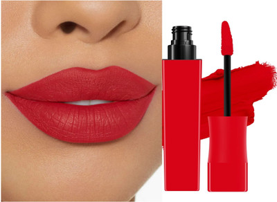 Jiwoo Smudge Proof Longlasting Sensational Liquid Matte Lipstick(blood red, 3.8 g)