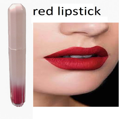 Luipui best long lasting red liquid matte finish lipstick pack of 1(red, 6 ml)