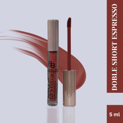 Bella Bloom double short lipstick matte waterproof for women 5ml(espresso, 5 ml)