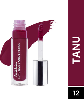 Nebel Cosmetics Nebel TRENDY Matte Liquid Lipstick(Shade 12: Tanu, 7 g)