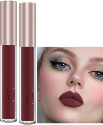 tanvi27 Combo Liquid lipstick matte waterproof & Longlasting,Jet maroon Smudgeproof(Jet maroon, 14 g)