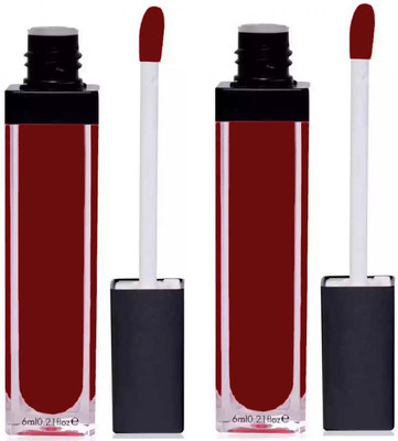 MYEONG Matte Lipstick maroon liquid combo(maroon, 12 ml)