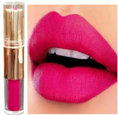 Luipui trending 2 in 1 pink matte lipstick pack of 1(pink, 6 g)