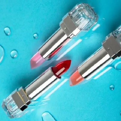 MYEONG Magic Jelly Flower Lipstick Temperature Changing Lipstick(Transparent, 10.8 g)