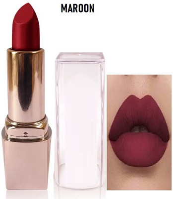 Luipui MAROON MATTE LIPSTICK PACK OF 1(MAROON, 6 ml)