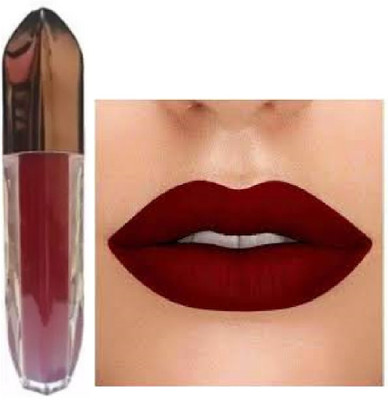 Luipui trending maroon liquid matte finish lipstick pack of 1 awesome(maroon, 6 ml)