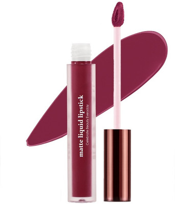 FLORERO Waterproof 72Hours stay matte liquid lipstick(Berry, 4.5 ml)