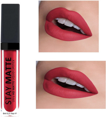FLENGO Super Stay Matte Ink Liquid Lipstick, Matte Finish Shade-6(Shade-6, 6 ml)