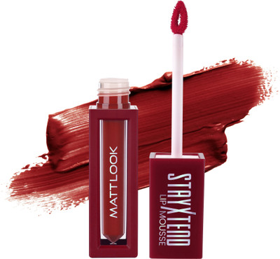 MATTLOOK Stayxtend Lip Mousse Enriched With Vitamin E & Non Sticky(07 Berry Maroon, 4 ml)
