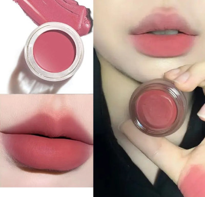 GABBU New Lip & Cheek Tint Seamless Finish, Smooth & Blendable Lip Stain(Ruby Pink, 8 g)