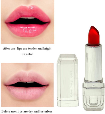 SEUNG PROFESSIONAL GEL COLOR CHANGING RED WATERPROOF LIPSTICK(RED, 3.6 g)