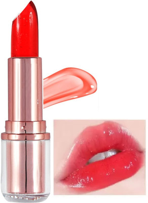 Arcanuy Red jelly color change water proof smooth lipstick(red, 3.6 g)