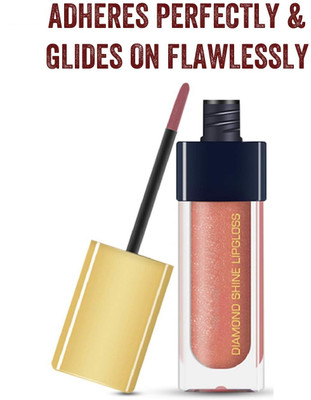 MYEONG diamond & shine glossy shimmery lip gloss(glow, 6 ml)