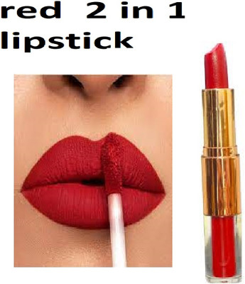 Luipui matte finish bride for red lipstick crayon form creamy pack of 1(red, 6 g)
