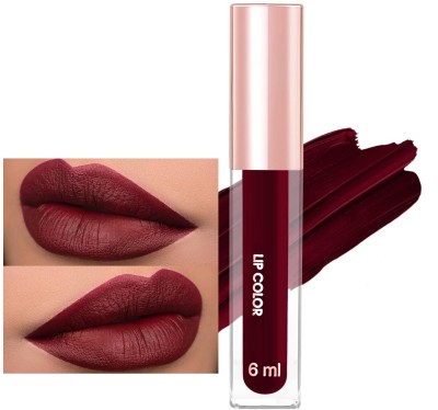 MYEONG Long-Lasting Matte Waterproof Bloodmoon Maroon Lipstick(Marron, 6 ml)