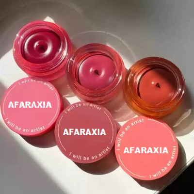 AFARAXIA New Multi Use Eye Lips Cheeks Tint Give Soft Natural Glow Lip3(drack Red, maroon, drack peach, 30 ml)