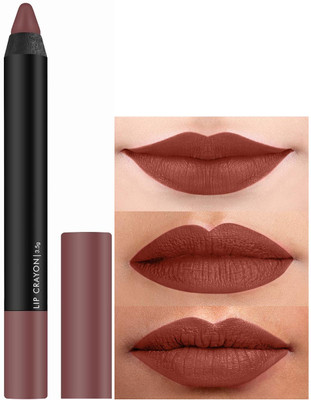 Arcanuy Smudge Proof Long Lasting Matte Lip Crayon(chocobar, 3.5 g)
