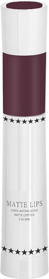 WOONGMI 2-in-1 Non sticky Non transferable waterproof Lipstick(WINE, 8 g)