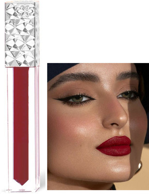 ADJD Non Transfer Smudge Proof Longlasting liquid Matte Lipstick Dark red(Dark red, 5 ml)