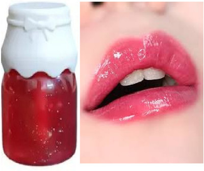 Luipui waterproof red color change to pink lip gloss pack of 1(pink, 7 ml)