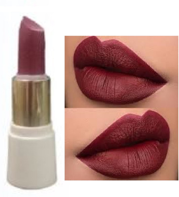Luipui waterproof maroon matte look lipstick pack of 1(maroon, 6 g)