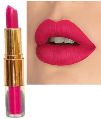 Luipui pink crayon + liquid 2 in 1 matte look lipstick beautiful lips(pink, 6 g)