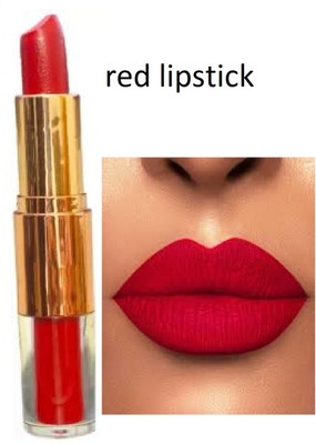Luipui best waterproof 2 in 1 red lipstick pack of 1(red, 6 g)