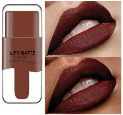 GFSU - GO FOR SOMETHING UNIQUE Longlasting Waterproof & Ultra Smooth Liquid Lipsick(dark brown, 3.5 ml)
