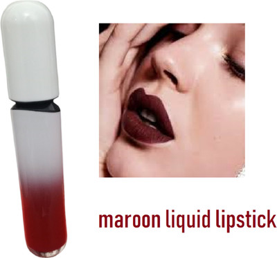 Luipui long lasting and great maroon color matte lipstick pack of 1(maroon, 6 ml)