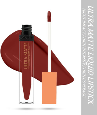 Luipui Premium New Ultra Smooth Matte Liquid Lipstick Smooth Lip Color, Lightweight(red, 6 ml)