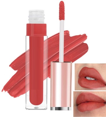 ADJD Non Transfer Waterproof Longlast Matte Liquid Lipstick red peach(red peach, 8 g)