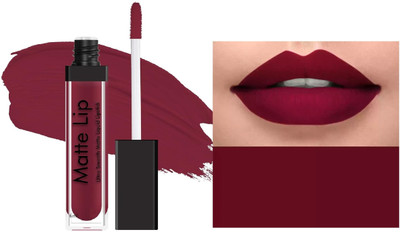 Yuency Matte Liquid Lipstick Non - Transferable(MAROON, 6 ml)