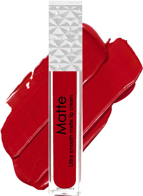 MYEONG Ultra Smooth Apple Color, Long Lasting Weightless Matte Finish Silky Lipstick(Red Apple, 6 ml)
