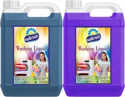 sukruti Liquid Detergent for Fabric Care Suitable for Top and Front Load Machine Fresh Liquid Detergent(10 L)