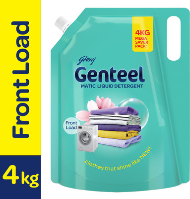 Godrej Genteel Matic for Front load Floral Liquid Detergent(4 L)