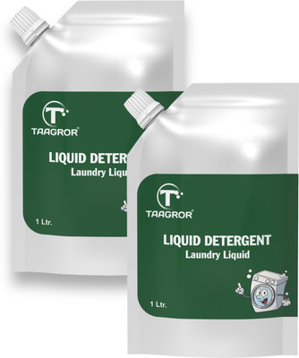 TAAGROR Front/ Top Load liquid detergent Multi-Fragrance Liquid Detergent(2 x 1 L)
