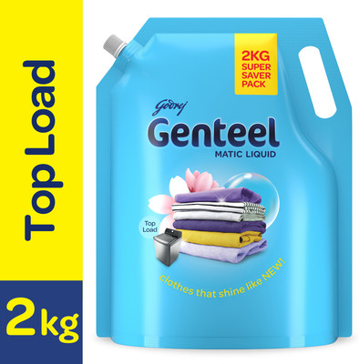 Godrej Genteel Matic Liquid for Top load Fresh Liquid Detergent(2 kg)