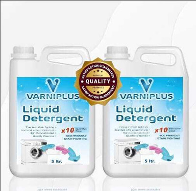 VARNIPLUSH VARNIPLUS PREMIUM LIQUID DETERGENT TOP &FONT LOAD 5 +5 LITER Lavender Liquid Detergent(2 x 5 L)