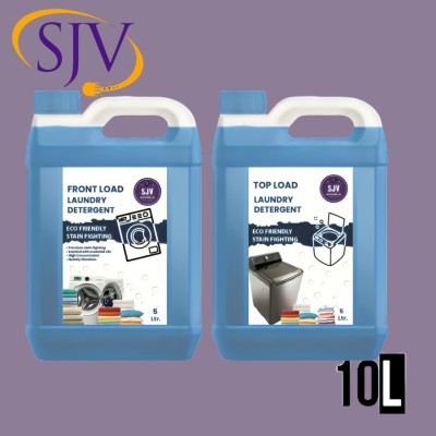 SJV ENTERPRISE Matic Top & Front Load Pouch Lavender Liquid Detergent(10 L)