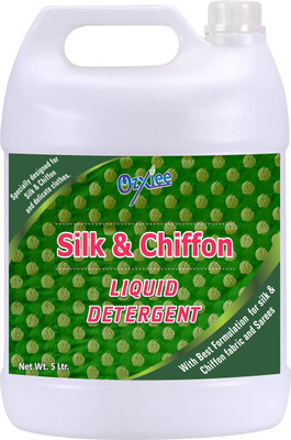 Ozxiee Silk & Chiffon Wash Liquid Detergent (5L) Specially Formulated For Silk Fabric Floral Liquid Detergent(5 L)