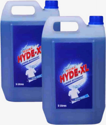 tezora Hyde-Xl fabric care blue Detergent Liquid for Washing Machine combo Classic Liquid Detergent(2 x 5000 ml)